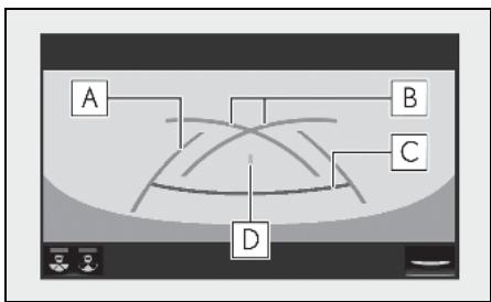 LEXUS UX ZA10 - Système de navigation - Mode d'affichage des lignes de guidage d'aide au stationnement - 1