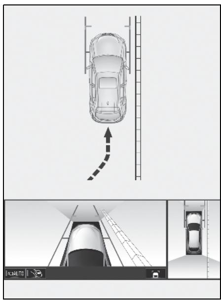 LEXUS UX ZA10 - Système de navigation - Utilisation de la ligne de guidage de largeur du véhicule - 2