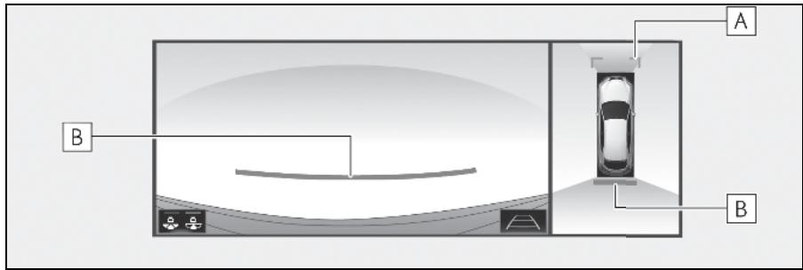 LEXUS UX ZA10 - Système de navigation - Lignes de guidage affichées à l'écran - 3