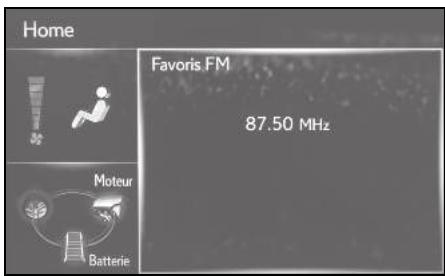 LEXUS UX ZA10 - Système de navigation - Fonctionnement de l'écran d'accueil - 2
