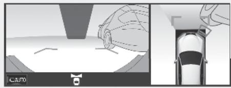 LEXUS UX ZA10 - Système de navigation - Affichage de la vue panoramique (y compris l'affichage agrandi), affichage de la vue du dégagement latéral et de la vue directionnelle - 3