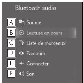 LEXUS UX ZA10 - Système de navigation - Sous-menu - 1