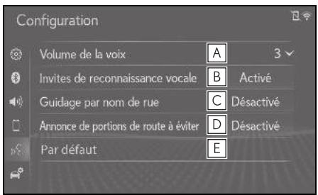 LEXUS UX ZA10 - Système de navigation - Écran de configuration vocale - 1