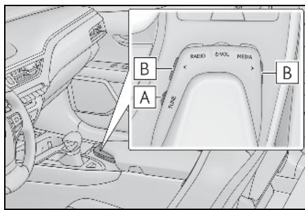 LEXUS UX ZA10 - Système de navigation - Contacteur de commande audio - 1