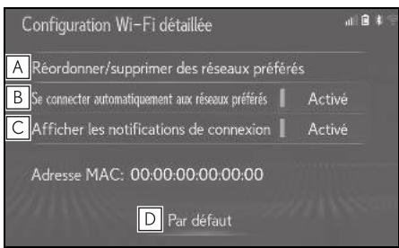LEXUS UX ZA10 - Système de navigation - Configuration wi-fi® détaillée - 1