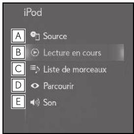 LEXUS UX ZA10 - Système de navigation - Sous-menu - 1