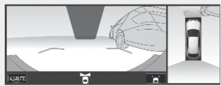 LEXUS UX ZA10 - Système de navigation - Affichage de la vue panoramique (y compris l'affichage agrandi), affichage de la vue du dégagement latéral et de la vue directionnelle - 1