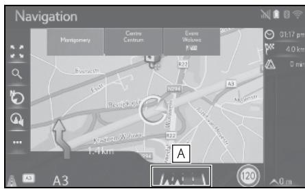 LEXUS UX ZA10 - Système de navigation - Écran de bretelle d'autoroute - 2