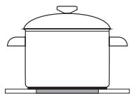 FAGOR FACI203N - FACI203S - FACI203B - Choix des récipients de cuisson pour le foyer à induction - 1