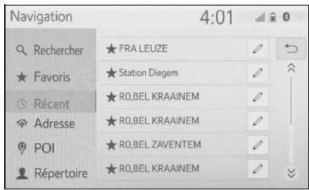 Navigation 4:01 Rechercher FRA LEUZE Favoris Station Diegem Récents RO, BEL KRAAINEM Adresse RO, BEL KRAAINEM POI RO, BEL ZAVENTEM Répertoire RO, BEL KRAAINEM