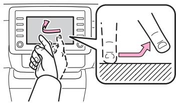 TOYOTA Yaris Cross - Navigation et multimédia - Gestes à l'écran tactile - 3