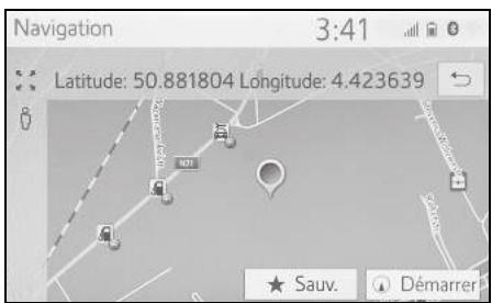 Navigation 3:41 Latitude : 50.881804 Longitude : 4.423639 Sauv. Démarrer