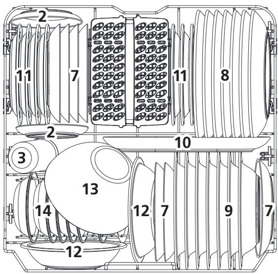 DE DIETRICH DCJ424DQX - Panier du bas : - 1