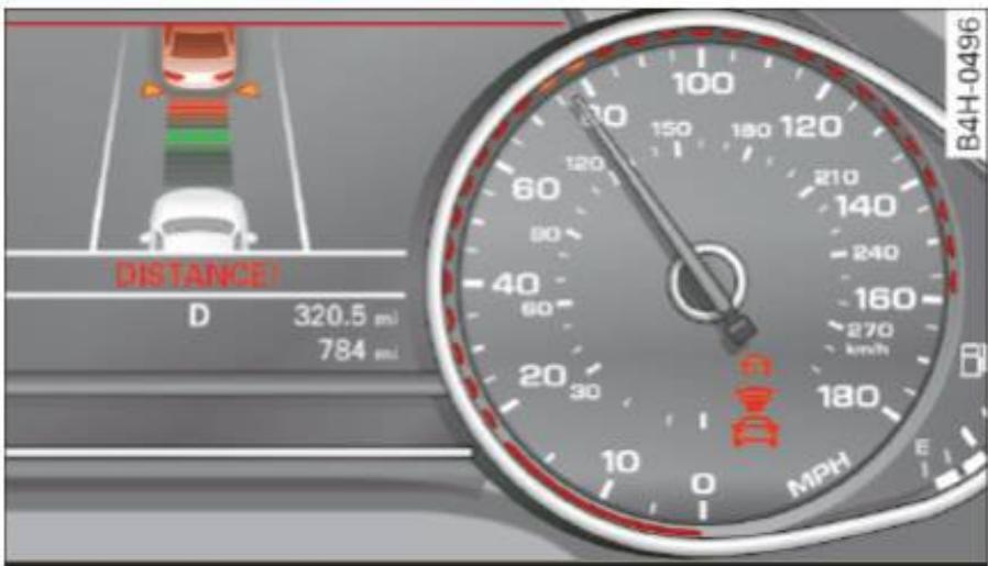 AUDI A6 C7 (2016) - Demande d'intervention du conducteur - 1