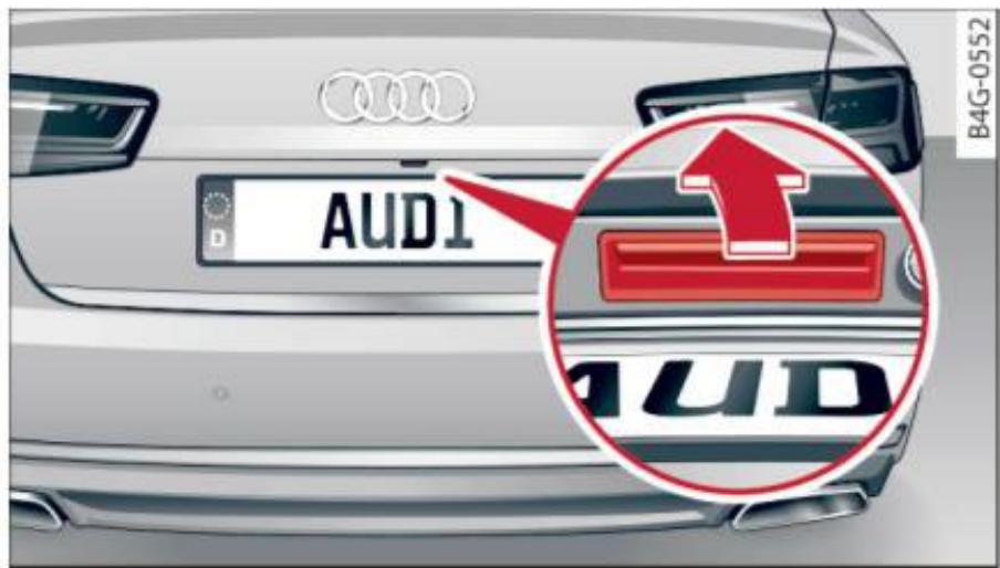 AUDI A6 C7 (2016) - Ouverture et fermeture du couvercle de coffre - 2