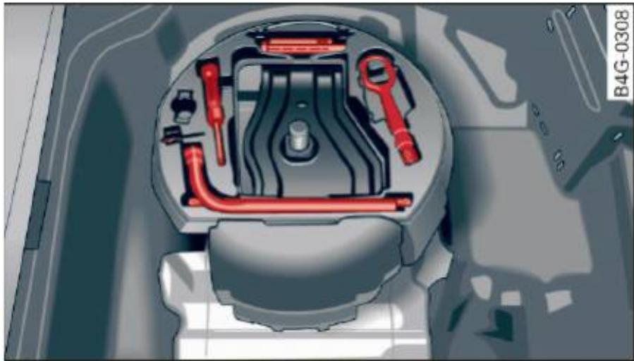AUDI A6 C7 (2016) - Trousse d'outils et cric du vehicule - 2