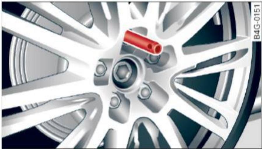 AUDI A6 C7 (2016) - Retrait de la roue et montage de la roue desecours - 2