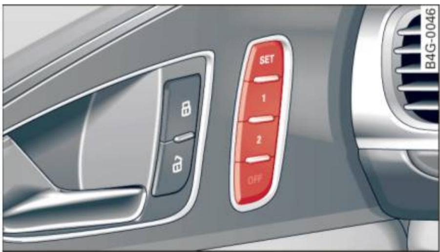 AUDI A6 C7 (2016) - Boutons de mémorisation - 1