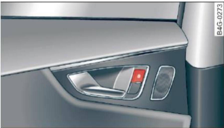 AUDI A6 C7 (2016) - Verrouillage et déverrouillage du vehicule depuis l'intérieur - 2
