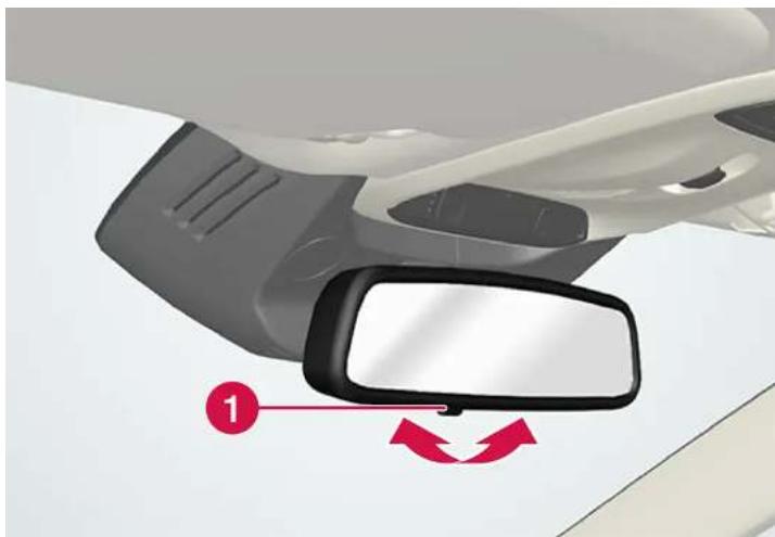 VOLVO XC40 Hybride (2024) - Fonction antiéblouissement manuelle - 1