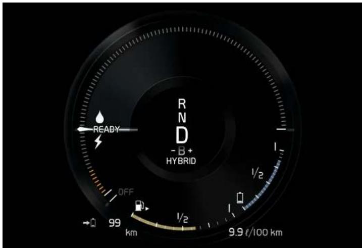VOLVO XC40 Hybride (2024) - Compteur hybride - 1
