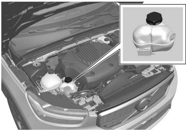VOLVO XC40 Hybride (2024) - Liquide de refroidissement - 1