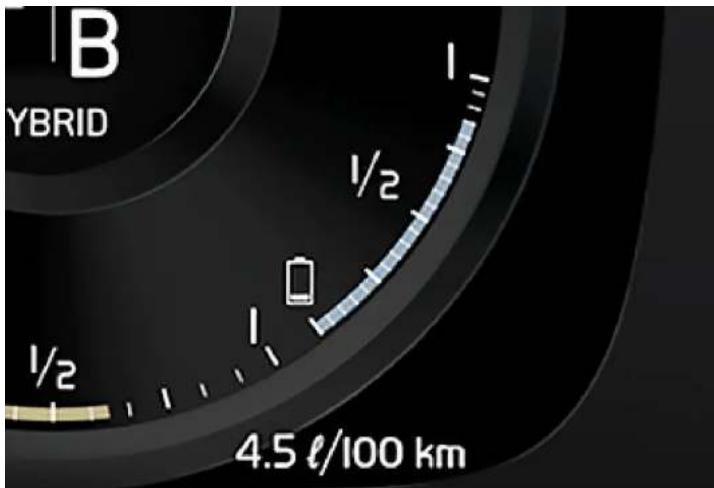 VOLVO XC40 Hybride (2024) - Jauge de batterie hybride - 1
