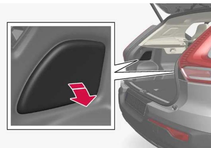VOLVO XC40 Hybride (2024) - Remplacer une ampoule de clignotant arrêté - 1