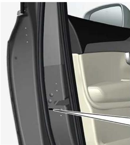 VOLVO XC40 Hybride (2024) - Verrouillage avec la lame de clé - 1