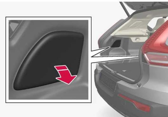 VOLVO XC40 Hybride (2024) - Remplacer une ampoule de feu stop - 1