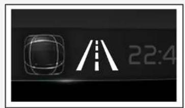VOLVO XC40 Hybride (2024) - Affichage pour l'assistance de sortie de voie - 2