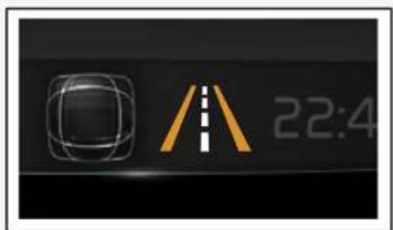 VOLVO XC40 Hybride (2024) - Témoin de correction de trajectoire/avertissement - 1