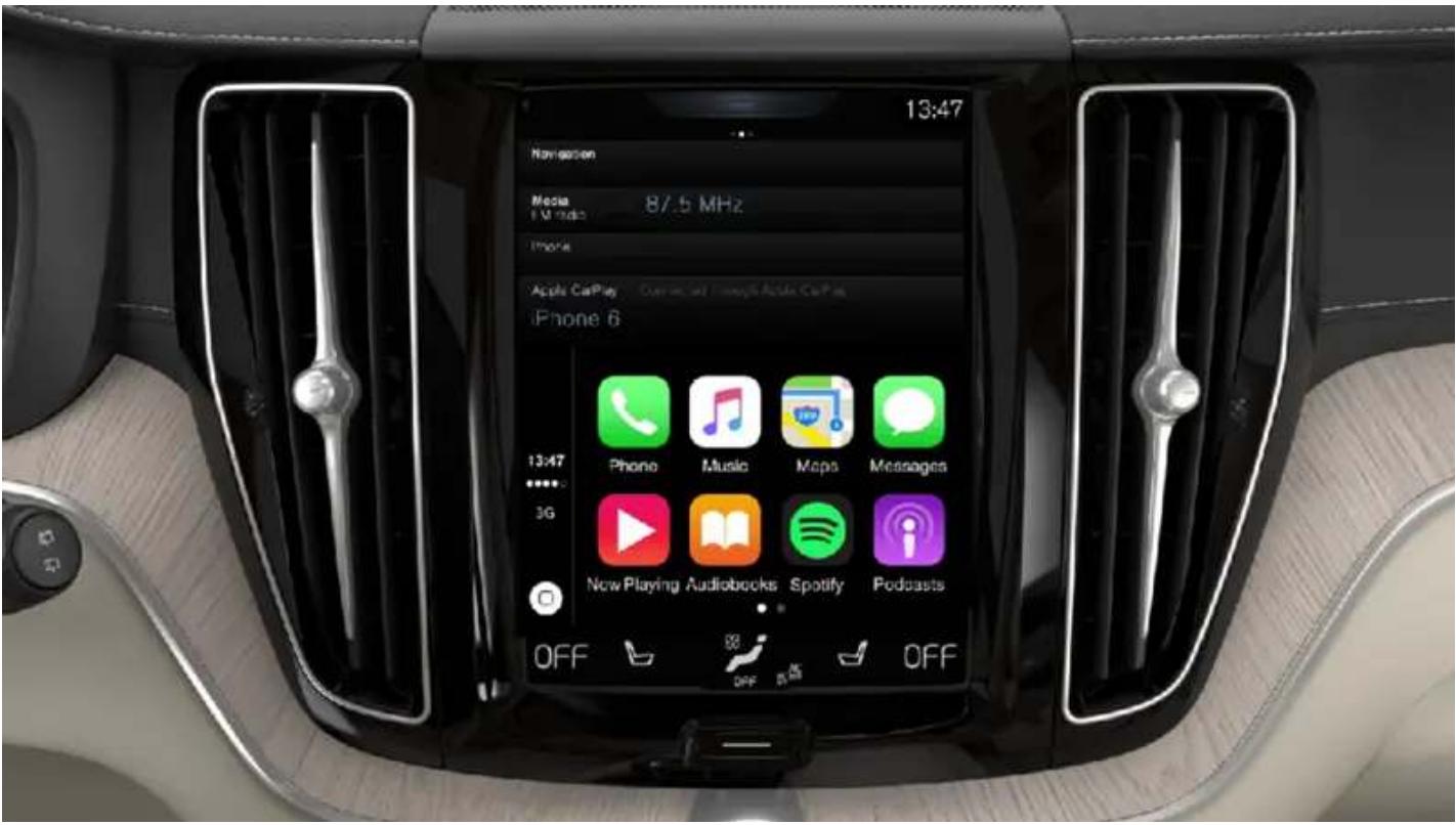 VOLVO XC40 Hybride (2024) - Utiliser apple® carplay®* - 1
