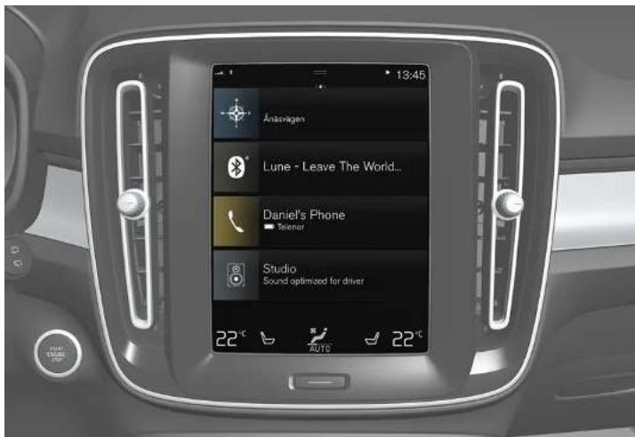 VOLVO XC40 Hybride (2024) - Écran conducteur - 2