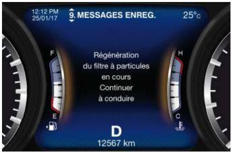 Maserati Levante - Messages du système DPF (Diesel uniquely) - 1