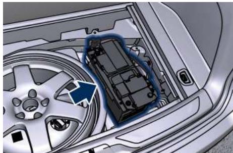 Maserati Levante - Pour débrancher la batterie - 1