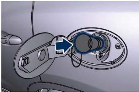 Maserati Levante - Entonneir de secours pour le ravitationnement en carburant - 2