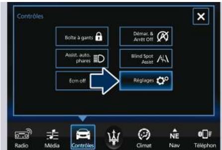 Maserati Levante - Fonctionnalités programmables par l'utilisateur - 1