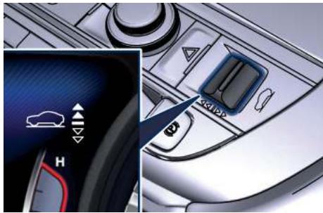 Maserati Levante - Configuration de la hauteur de fonctionnement - 1