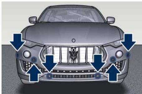 Maserati Levante - Capteurs d'aide au stationnement - 2