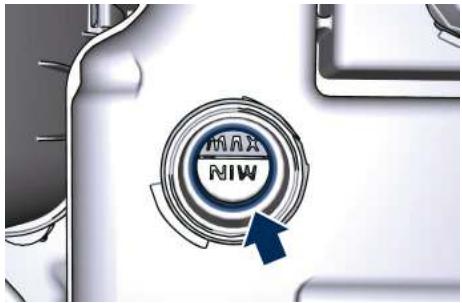 Maserati Levante - Contrôle du niveau de liquide de refroidissement moteur - Moteurs essence - 2