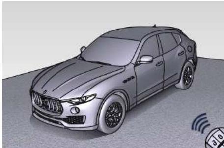 Maserati Levante - Déverrouillage du vehicule avec la télécommande - 1