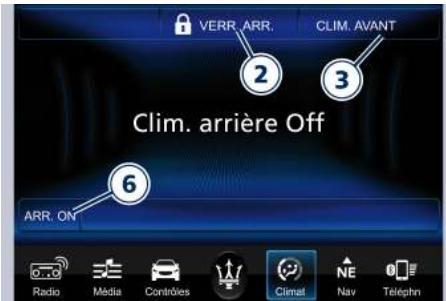 Maserati Levante - Commande de la climatisation quadri-zone par le conducteur - 2