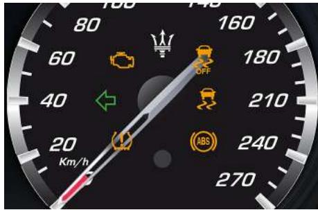Maserati Levante - Indicateurs sur le compteur de vitesse - 2