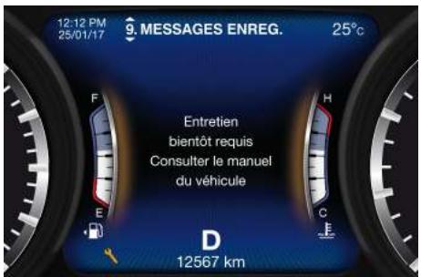 Maserati Levante - Indicateur d'entretien programme (Maintenance) - 1
