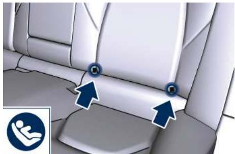 Maserati Levante - Installation du système de retenue pour enfants Isofix Universal - 1