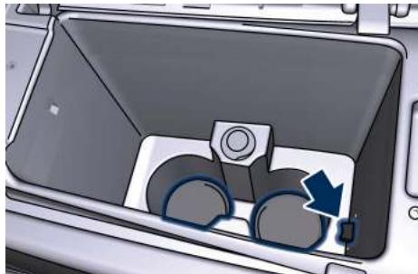 Maserati Levante - Porte-verres pour les passagers avant - 5
