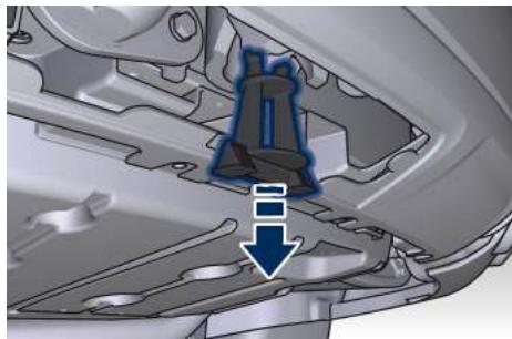 Maserati Levante - Installer le triangle d'attelage - 1