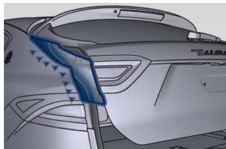 Maserati Levante - Mouvement automatique sécurisé du hayon motorisé/Mains Libres - 1