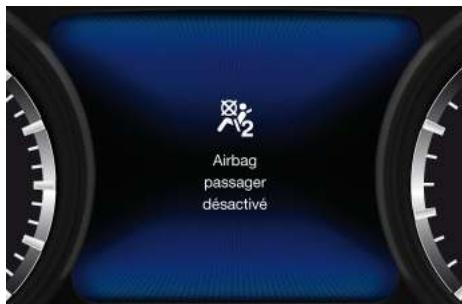 Maserati Levante - Déactivation de l'airbag passager (si prévue) - 3
